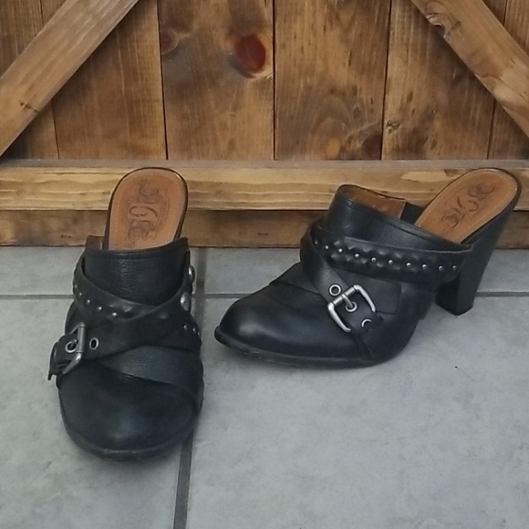 Nine West Shoes - Genuine Leather Clogs